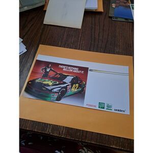 Vintage 1991 Kyle Petty #42 Coca-Cola Mello Yello NASCAR Promo Sign Racing Ad